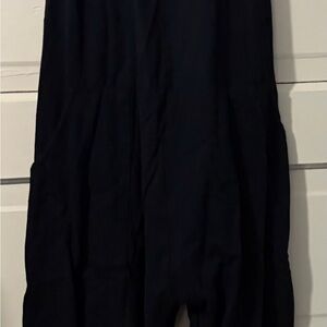 Black Wide-Leg Pants